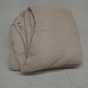 PHF 100% Cotton Muslin Blanket Queen Size 90"x90", 4-Layer Lightweight Gauze Throw, Breathable Cloud-Soft Minimalist Blanket for Bed, Couch, Camping & Baby, Oat Milk, Ideal Gift