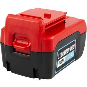 Futurebatt 1-Pack High-Output 6000mAh Lithium-Ion 18V PC18B Battery for Porter Cable 18-Volt Battery PC18B PC18BL PCC489N PC18BLEX Only Can Charged with Charger PCXMVC PCLMVC (Not PCMVC)
