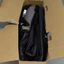 Flying Banner Synthetic Leather car seat Covers Full Set Front and Rear Bench Fashion Easy Installation Cup Holder Free (Black & Leopard Gray Print, Low  - Full Set)