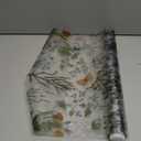 Floral Window Privacy Film Stained Glass Decorative Rainbow Window Tint for Glass Bathroom Door Car Decor Wildflower with Tools, 118.11" x 16.93"