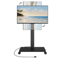 Neothm Rolling TV Stand with Power Outlet for 32-75 Inch TVs, Swivel Portable TV Stand