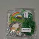 Ansoufien 48 PCS St. Patrick's Day Accessories & Irish Party Supplies - 6 Headbands, 12 Glasses, 6 Necklaces, 12 Wristbands, 12 Sheets (33 Patterns) Tattoos - Shamrock Dress Up