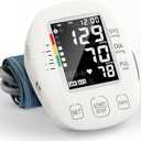 Blood Pressure Monitors for Home use, Automatic Digital BP Machine, Adjustable Upper-Arm Blood Pressure Cuff(8.7'' -16.5''), Large Clear LCD Backlit Display&HR Detection, 2x99 Sets Memory