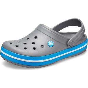 Crocs Unisex-Adult Crocband Clog, Charcoal/Ocean, 7 Women/5 Men
