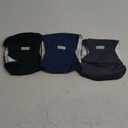 wegreeco Washable Dog Diapers - Washable Male Dog Belly Wrap - Pack of 3 - (Black, Charcoal, Navy, Medium)