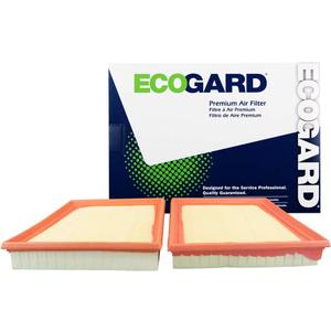 ECOGARD XA11551 Premium Engine Air Filter Fits 2017-2025 Jaguar F-Pace, 2018-2025 Land Rover Range Rover Velar, 2016-2020 Jaguar XF, 2016-2019 XE, Left and Right