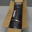 VIVOSUN 4'' Flexible Aluminum Duct, 25 FT Long Heavy-Duty Multi-Layer Air Hose for HVAC Ventilation, Dryer Vent Hose for Grow Tents and Duct Fan Systems, 2 Clamps Included (Black)