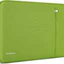 DOMISO Laptop Case Sleeve 17.3 inch Protective Laptop Carrying Case Bag Water-Resistant Notebook Accessories for HP Pavilion Envy 17/ Dell IdeaPad/ LG Gram/ MSI/ Razer Blade Pro 17, Light Green