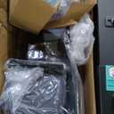 ONKRON Mobile TV Stand on Wheels for 50-100 Inch Screen, max Load 286 lbs, Height Adjustable, Tilting, Portable Stand, max VESA 1000x600, Tall Heavy Duty TV Cart Rolling TV Stand with Shelf Black