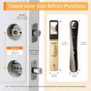 EIYSIE Video Smart Lock with Camera & Doorbell, 8-in-1 WiFi Keypad Deadbolt