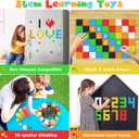 SYSKENI Magnetic Blocks, Gifts for 3 4 5 6 Year Old, Magnet Building Blocks for Toddlers, Girls & Boys, Montessori - Autism - Sensory Magnetic Toys for Kids Ages 3-5 4-8, 1.22inch, 56PCS