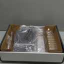 Dish Racks,Extendable Countertop Dish Drying Rack, Dish Drainer & Drainboard Set with Utensil Holder and Cup Holder, Gray