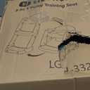 3-in-1 Toddler Potty Training Toilet Seat with Ladder | Foldable Toilet Potty Training Seat with Step Stool Ladder | 5-Level Adjustable Height | Soft Cushion, Splash Guard & Anti Slip Pad (Gray)