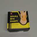 Double Sided Sticky Bra Push Up, Invisible Bra Pad Inserts for Large Breasts, Adhesive Bra for Bikini Swimsuit (Beige, Medium)