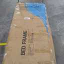 VECELO Upholstered Queen Size Bed Frame with Headboard Adjustable, LED Lights, USB-A & Type-C, Velvet Platform Bed Noise Free, Mattress Foundation with Wooden Slats, No Box Spring Needed, Dark Grey