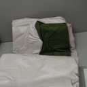 2025 Upgraded Queen Air Mattress with Built in Pump16'' Comfort Blow up Mattress, Quiet Surface Portable Inflatable Mattress, Air Bed with Storage Bag for Guests, Home, Camping, 660 lbs Max (Green)