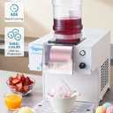260W Commercial Snowflake Ice Machine, 110 LBS/24H Bingsu Maker with Adjustable Ice Texture, SUS304 Food-Contact Parts, Air Cooled for Cafe