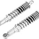 Mini Bike Shocks,Z50 Rear Shocks,z50r 10.5 Shock Absorbers z50 Rear Shocks Shock Absorber and Bracket 1 Pair Rear Shock Absorber Suspension Replacement Motorcycle Accessory Fit for Z50