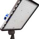ledmo 480W LED Parking Lot Light,5000K 72000LM Super Bright Dusk to Dawn Outdoor Commercial Street Light IP65 Exterior Security Large Area Flood Lighting with 180Adjustable Bracket, 480W/Arm Mount/1PC