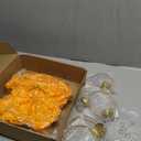 16 Pcs Marigold Garlands for Decorations Artificial Marigold Indian Garland Home Decoration for Pooja Diwali Traditional Indian Wedding Hanging Flower Decor Ganapati Decor(Orange)