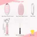 2 x 1797 4 Button Key Fob Cover for Nissan Pink Cute Bling Key Chain Case Shell Altima Rogue Sentra Murano Pathfinder Armada Accessories TPU