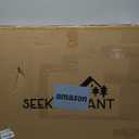 SeekElegant Gold 20" X 24" Pivot Mirror for Bathroom, Metal Frame Rounded Rectangle Mirror, Tilting Vanity Mirror for Wall Mounted, Hangs Vertical Only, Overall 24.49 x 24 Inches