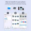 USB SD Card Reader SD Card Reader for iPhone, MBODMI USB-C & Lightning Dual Port Connectors,Digital Camera Adapter to iPhone USB C, Memory Card Reader Supports SD/Micro SD/USB 3.0 No App Required