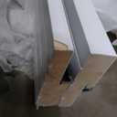 Solid Pine Wood Exterior Door Jamb Frame Kit with Weather Strip Pre-Cut Primed Trim Molding Finger Jointed Door Casing Set, 1.25" x 4.5" x 82.5"