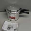 Prestige Popular Aluminum Pressure Cooker, 5 L, Silver (5.3 Quarts)