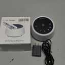 Color Noise Sound Machines with 10 Colors Night Light 25 Soothing Sounds and Sleep White Noise Machine 32 Volume Levels 5 Timers Adjustable Brightness Memory Function for Adults Kids Baby (Black)