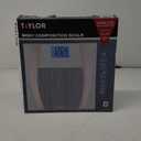 Taylor Digital Glass Body Composition Scale, Bathroom Scale for Body Weight, Measures Body Fat, Body Water, and Muscle Mass, Athlete Mode, 4-User Recognition, FSA HSA Eligible, 400 lb Capacity, Silver