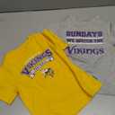 Gerber NFL Unisex-Baby NFL Short Sleeve Team Fan Tee Shirt, Pack of 3 (Vikings), 3T