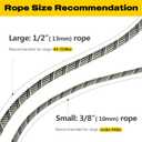 Fida Durable Slip Lead Dog Leash, 6 FT x 3/8" Heavy Duty Comfortable Strong Rope Slip Lead for Small Dogs and Puppies, No Pull Pet Training Leash with Highly Reflective(3/8", Grey)