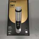 Ufree 3-in-1 Beard Trimmer for Men, Valentine Gifts for Men, IPX6 Waterproof Men's Electric Razor Shaver for Mustache, Professional Hair Trimmer Clippers, Type-C Body Grooming Kit