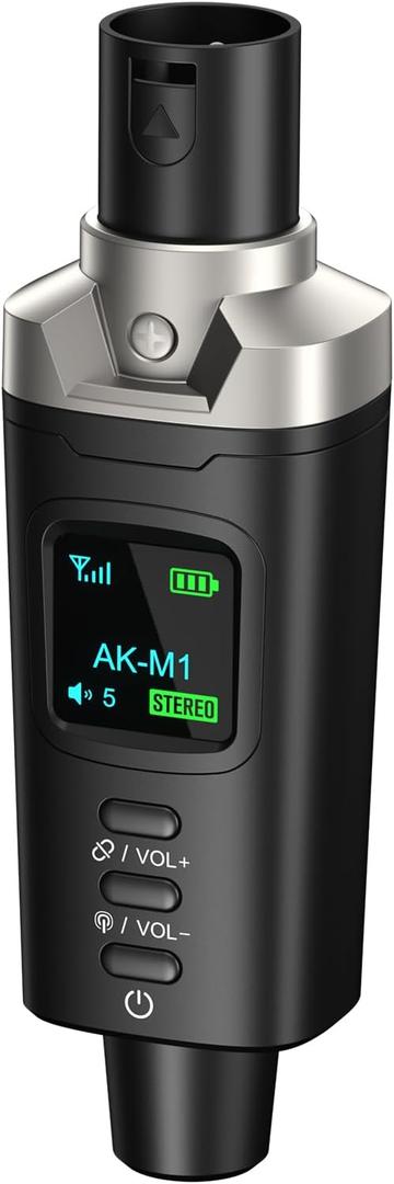 Aokeo XLR Bluetooth Receiver, High-Fidelity Wireless Bluetooth Adapter for Speakers, PA Systems, Mixers, DJ Equipment