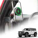 Magnetic Phone Holder with Charging C Port for Ford Bronco 2021 2022 2023 2024 2025 2026, Adjustable Angle 360 Phone Mount for Bronco Accessories