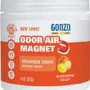 Gonzo Natural Magic Odor Air Magnet - Eliminates Odors from Closets, RV's, Rental Properties, Cars, Pet Areas, Bathrooms, Trash Areas Caused by Smoke, Pets, Garbage, 14oz, Citrus Scent
