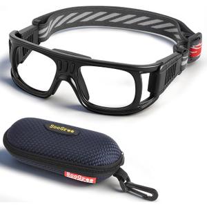 "N/A" Sports Goggles Glasses Men Racquetball Basketball Football Eyewear Protective Glasses Shock Collision Lens Replaceable
