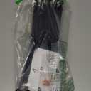 Wall Rack with 14 Hooks, Wooden Wall Expandable Coat Rack for Coat, Hats, Baseball Caps, Coffee Mug, Jewelry(Black)