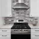 100 Pieces Peel and Stick Backsplash for Kitchen, 3" x 6" PVC Subway Tile Upgraded Distressed Wood Backsplash Stick on Tile Elevate Kitchen, Bathroom, Fireplace,RV