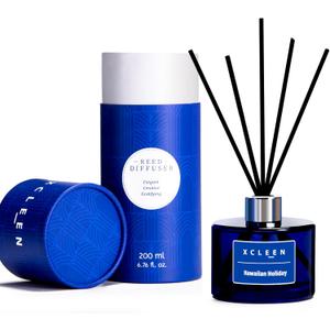 Reed Diffuser Set, 6.7 Oz Hawaiian Holiday Scented Reed Diffuser, Home Fragrance Oil Diffuser with Sticks, Great Air Fresheners for Bathroom