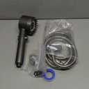 FEELSO Filtered Shower Head with Handheld, High Pressure 4 Spray Showerhead with Filters & Upgraded Anti-clog Nozzles for Hard Water -Remove Chlorine, Reduce Dry Itchy Skin -ON/OFF Switch for Pet Bath (Gray)