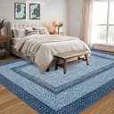 RUGSREAL 9x12 Living Room Rug Large Bedroom Washable Rug Non Slip