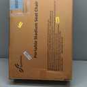 Sportneer Stadium Seats with Back Support: 2.5'' Thick Comfy Cushion 6 Adjustable Angle Bleacher Seat with Armrest - 2 Large Pockets, 2 Cup Holders Stadium Chair for Sport Events Concerts Parks (Black, 2 Pack)