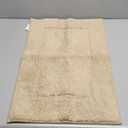 DEXI Bathroom Rugs 24x16, Washable Non Slip Bath Mat for Shower Floor, Absorbent Quick Dry Bathmat with Rubber Backing, Ultra Soft Plush Carpet for Tub, Beige