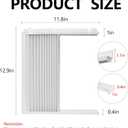 Adjustable Window Air Conditioner Side Panels with Frame, Accordion Insulation Filler Kit for 5000-14000 BTU Window AC Units, Windproof Dustproof Heat Resistant Indoor Cover