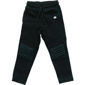 Viscose Baby Pants with Knee Pads, Soft Toddler Pants for Boys & Girls, Baby Boy Pants & Baby Girl Pants 2T-5T (Black)