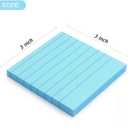 Early Buy Lined Sticky Notes 3x3 in,7 Bright Colors,14 Pads, 1120 Sheets