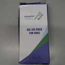 KingPavonini XXL Knee Ice Pack Wrap Around Entire Knee After Surgery, Large Reusable Gel Ice Pack for Injuries, Pain Relief, Swelling, Sports Injuries, 1 Pack (Blue)