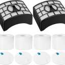 Colorfullife UV700 Vacuum Filter Replacement Kit for Shark DuoClean Speed Lift-away NV770, NV771, UV700, Repalce Part XFF600, XHF600